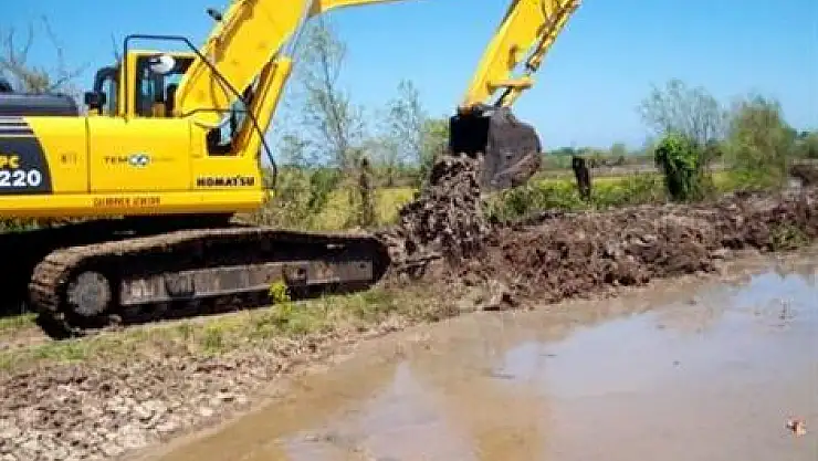 Tarım arazilerinde derenaj çalışması