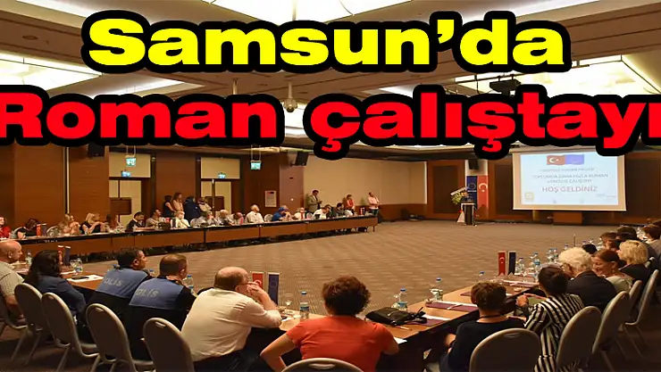 Samsun'da Roman çalıştayı