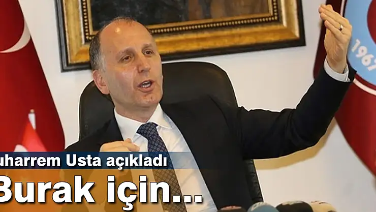 Muharrem Usta: 'Burak için Çin kulübü ile anlaşmaya çalışıyoruz'