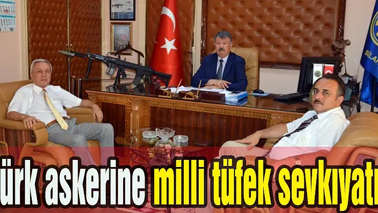 Türk askerine milli tüfek sevkıyatı