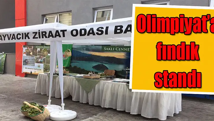 Olimpiyat'a fındık standı
