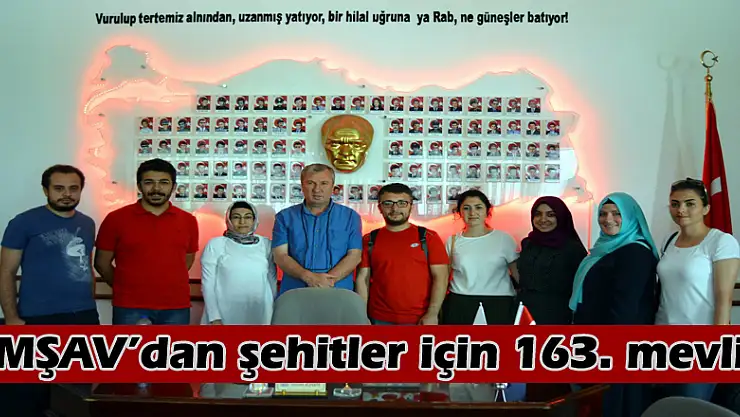 EMŞAV'dan şehitler için 163. mevlit