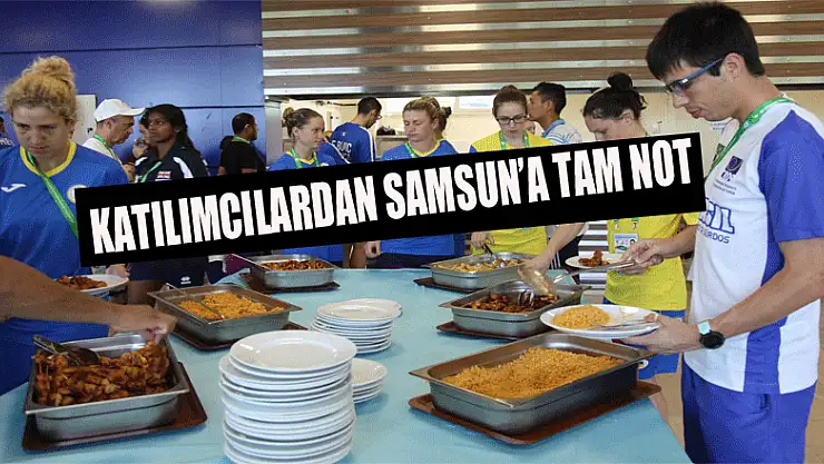 KATILIMCILARDAN SAMSUN'A TAM NOT