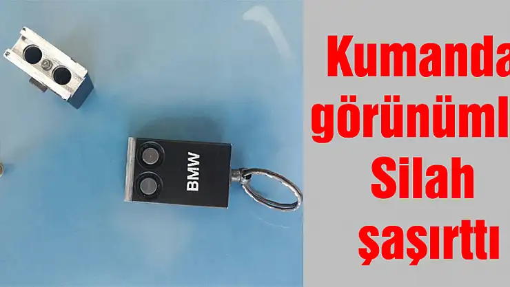 Kumanda görünümlü Silah şaşırttı