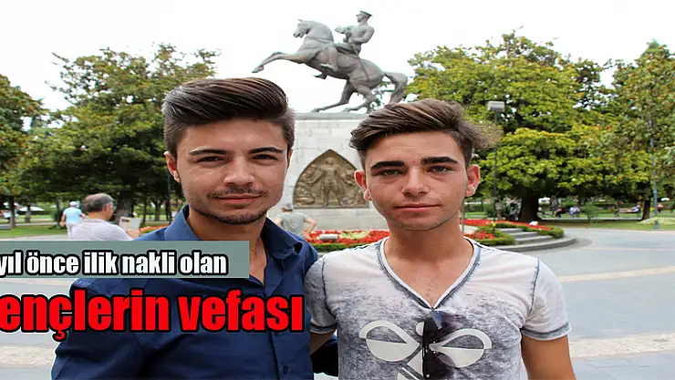 5 yıl önce ilik nakli olan gençlerin vefası