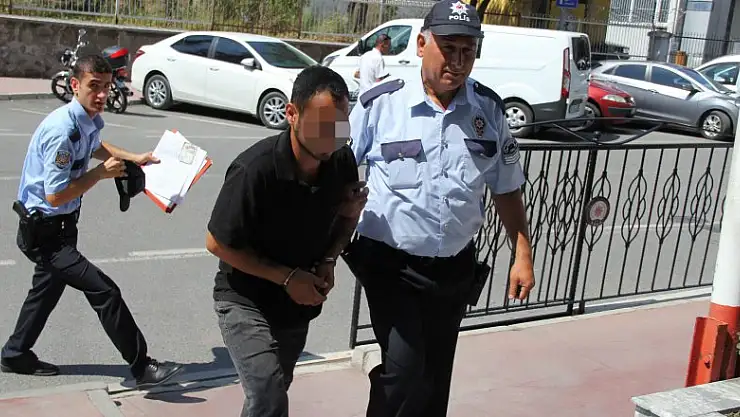 İnşaattan musluk çalan genç yakalandı