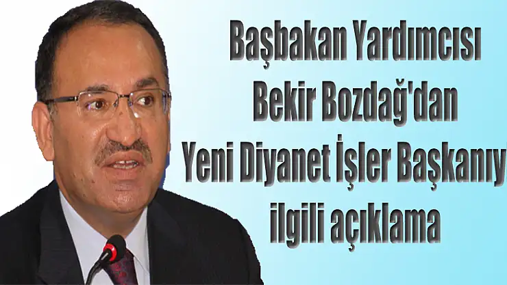 Yeni Diyanet İşler Başkanıyla ilgili açıklama