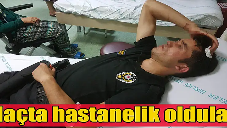 Maçta hastanelik oldular