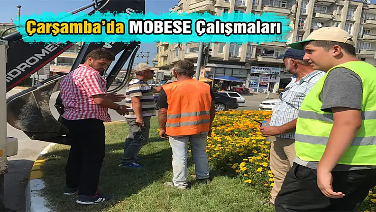 Çarşamba'da MOBESE çalışmaları