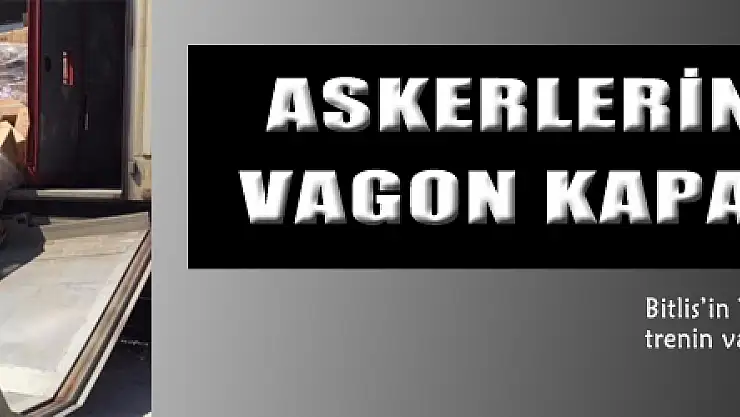 Askerlerin üzerine vagon kapağı düştü: 5 yaralı