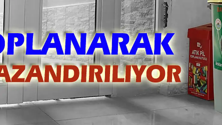 Samsun'da atıklar toplanarak ekonomiye kazandırılıyor