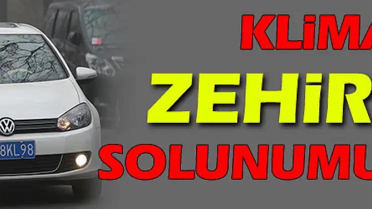 Klimalı seyahat zehirli hava solunumu azaltıyor.