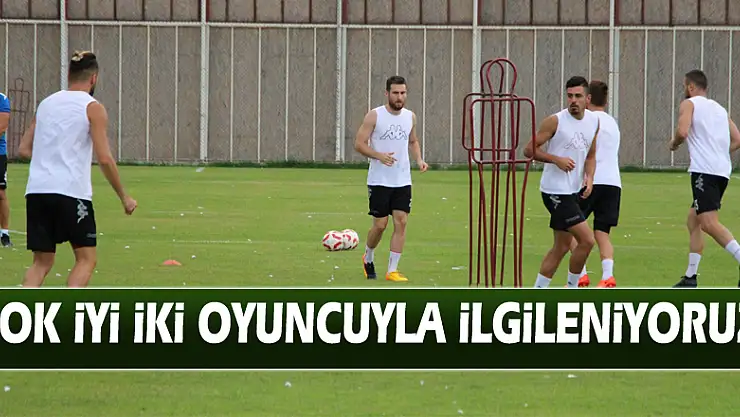Alpay Özalan: 'Çok iyi iki oyuncuyla ilgileniyoruz'