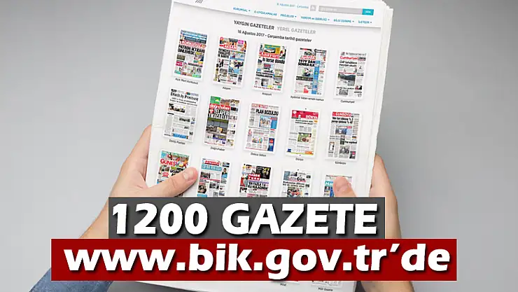1200 gazete www.bik.gov.tr'de