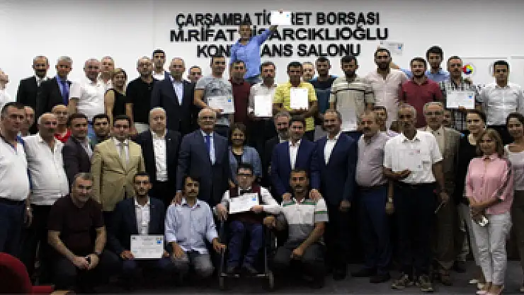 Girişimciler ile ustalar belgelendi