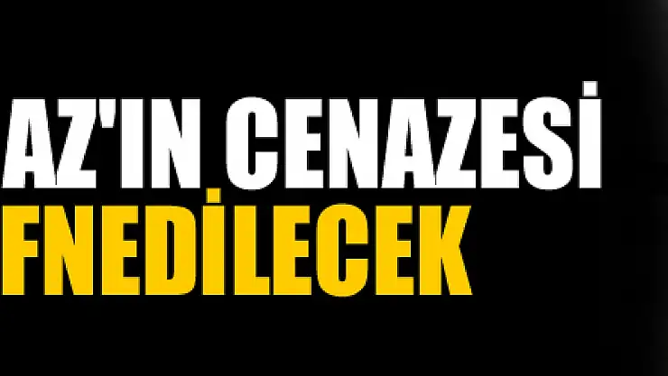 Vatan Şaşmaz'ın cenazesi yarın defnedilecek