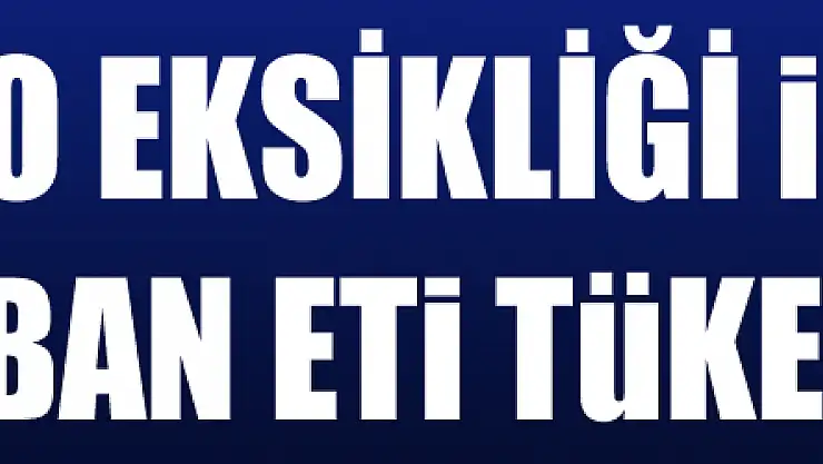 Çinko eksikliği için kurban eti tüketin