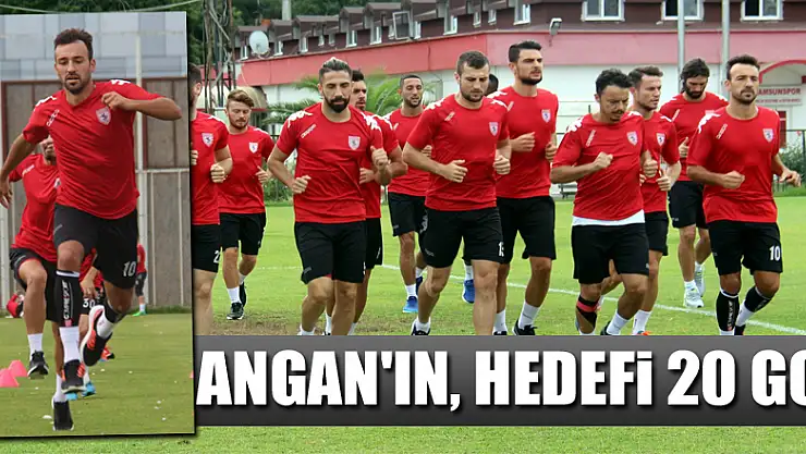 Angan'ın, hedefi 20 gol