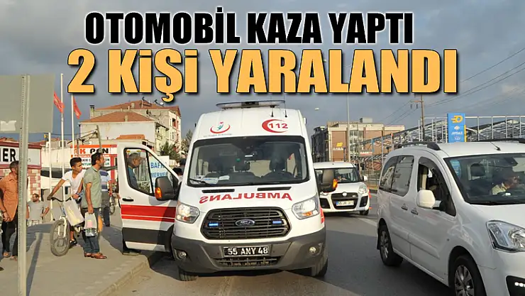 Otomobilin çarptığı 2 yaya yaralandı