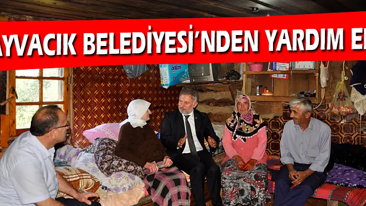 Ayvacık Belediyesi'nden yardım eli