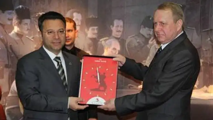 Novorosisk heyeti Aksoy'u ziyaret etti