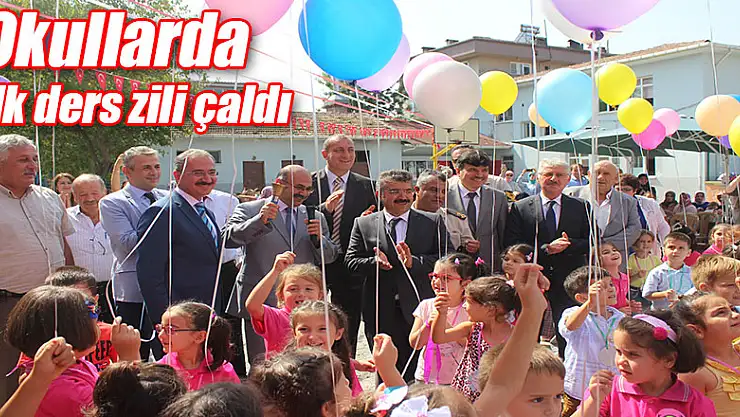 Okullarda ilk ders zili çaldı