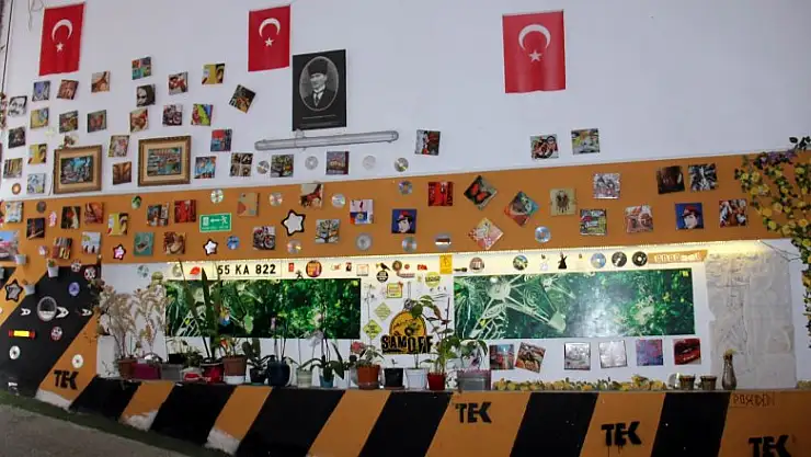  Samsun'da sıradışı bir otopark 