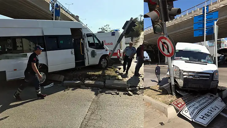 Samsun'da trafik kazası: 13 yaralı