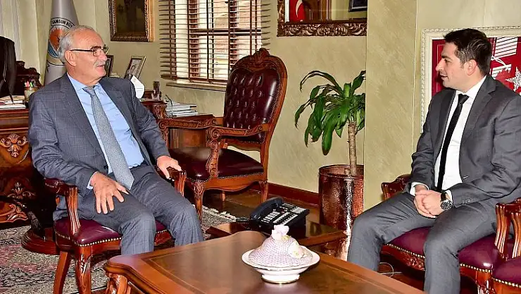 Kaymakamlardan Başkan Yılmaz'a Ziyaret