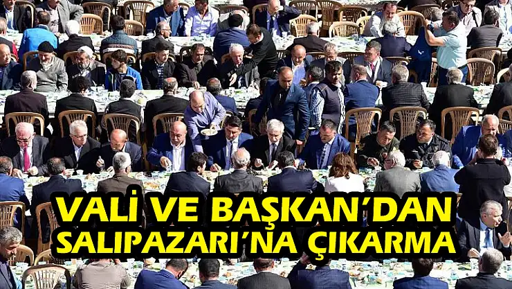 Vali ve Başkan'dan Salıpazarı'na çıkarma