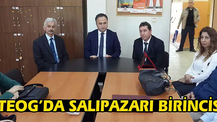 TEOG'DA SALIPAZARI BİRİNCİSİ