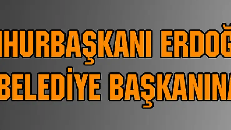 Cumhurbaşkanı Erdoğan, Çanakkale Belediye Başkanına sert çıktı