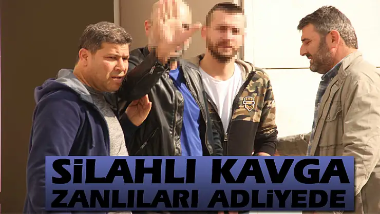 Samsun'da silahlı kavga zanlıları adliyede