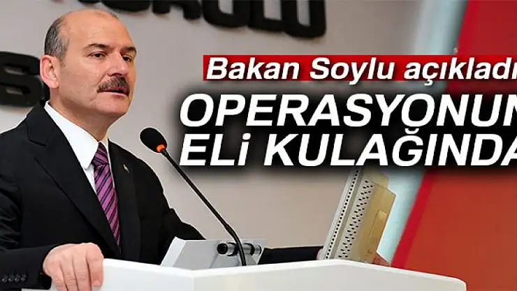Bakan Soylu MKYK'da açıkladı: 'Operasyonun eli kulağında'