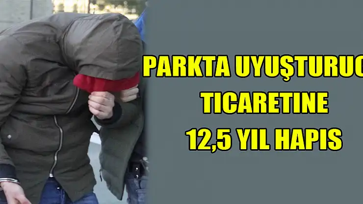 Parkta uyuşturucu ticaretine 12,5 yıl hapis