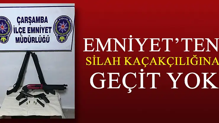 Emniyet'ten silah kaçakçılığına geçit yok