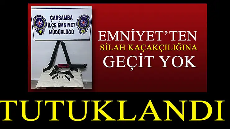Silah kaçakçılığına tutuklama