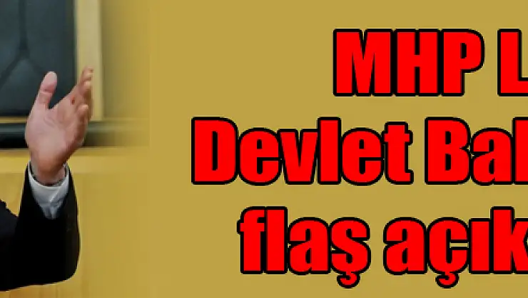 MHP Lideri Devlet Bahçeli'den flaş açıklamalar