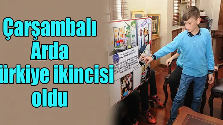 Çarşambalı Arda Türkiye ikincisi oldu