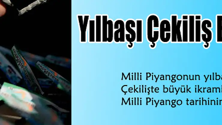 Yılbaşı Çekiliş Biletleri Satışa Çıktı