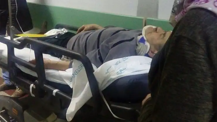 Otomobilin çarptığı yaya yaralandı