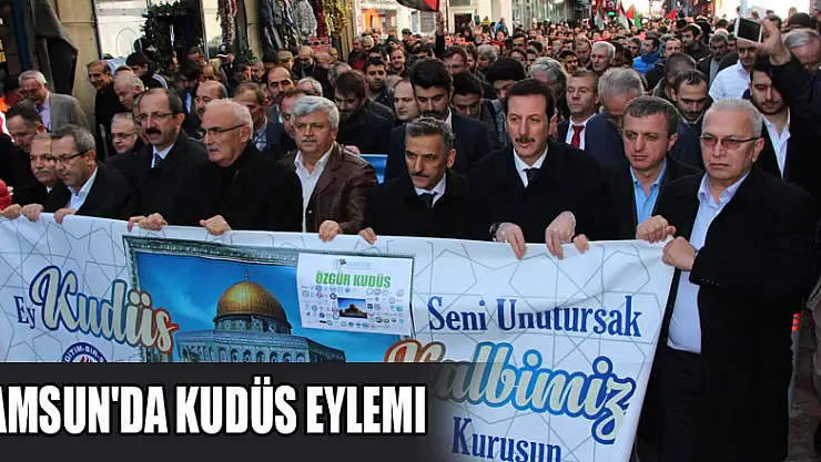 Samsun'da Kudüs eylemi
