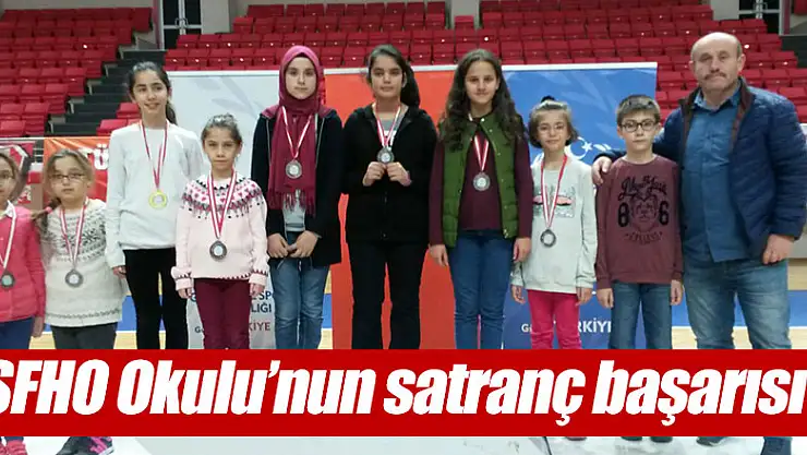 ŞFHO Ortaokulu'nun satranç başarısı