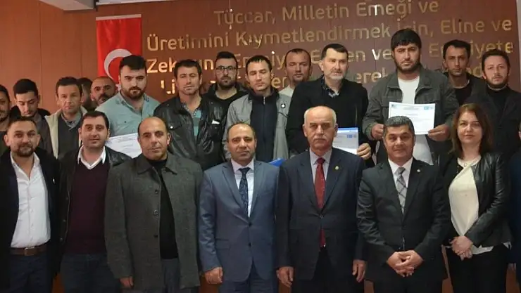 Dezavantajlı vatandaşlar girişimcilik sertifikalarına kavuştu