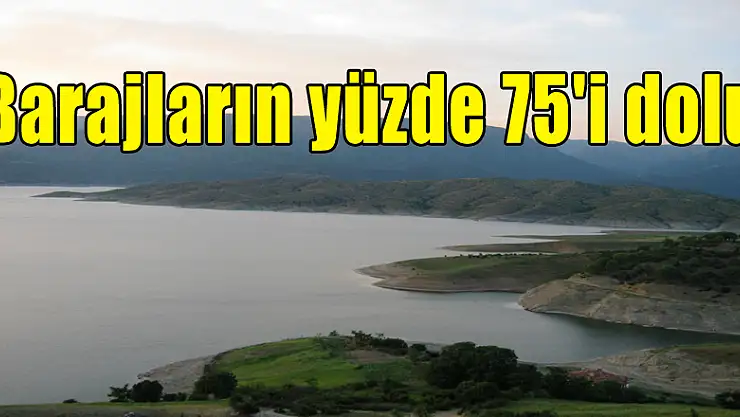 Samsun'da barajların yüzde 75'i dolu 