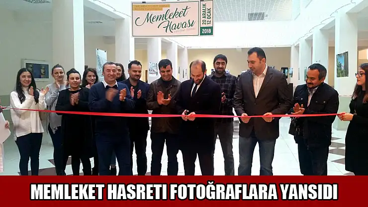 Memleket hasreti fotoğraflara yansıdı