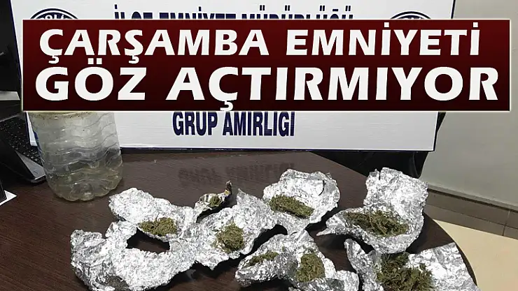 ÇARŞAMBA EMNİYETİ GÖZ AÇTIRMIYOR