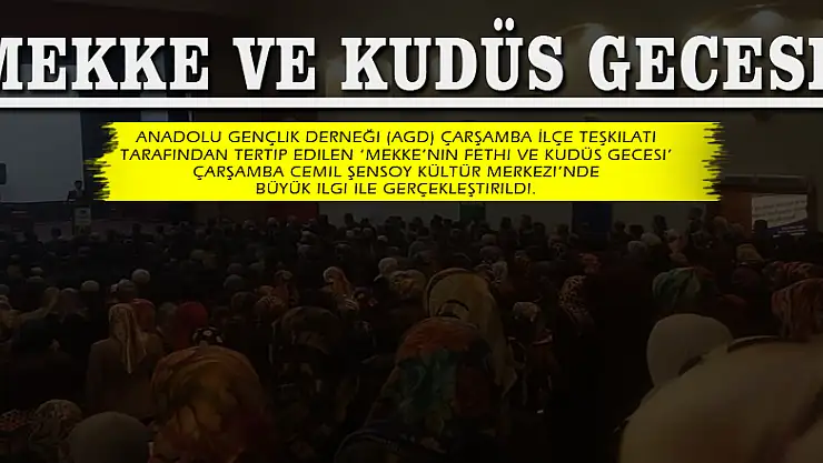 Mekke ve Kudüs Gecesi