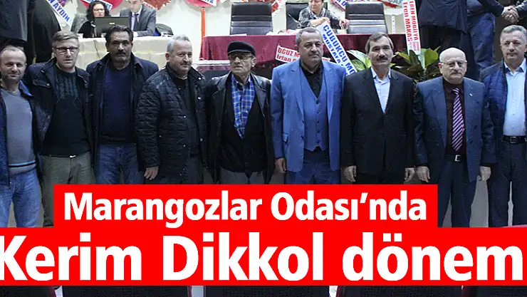 Marangozlar Odası'nda Kerim Dikkol dönemi