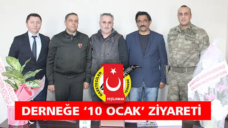 Derneğe '10 Ocak' ziyareti